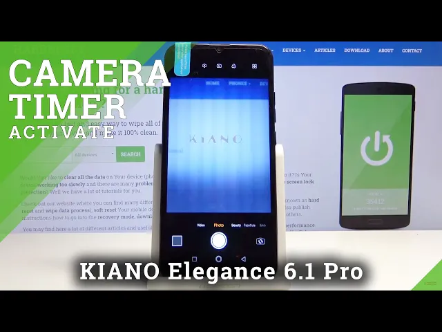 Video thumbnail for How to Use Camera Timer in KIANO Elegance 6.1 Pro – Camera Settings