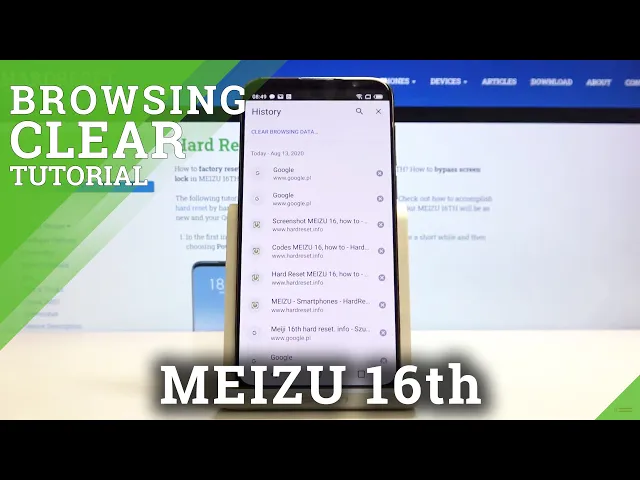 Video thumbnail for How to Clear Share History in MEIZU 16TH – Delate Browsing History