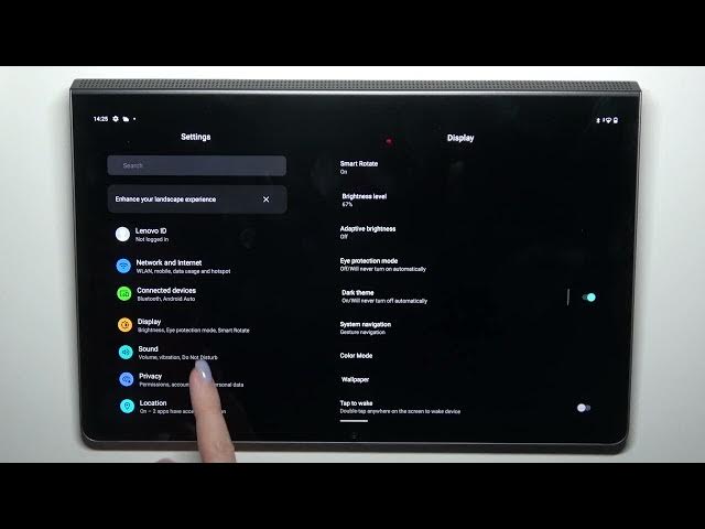Video thumbnail for How to Change the Screen Timeout Value on a LENOVO Yoga Tab 11
