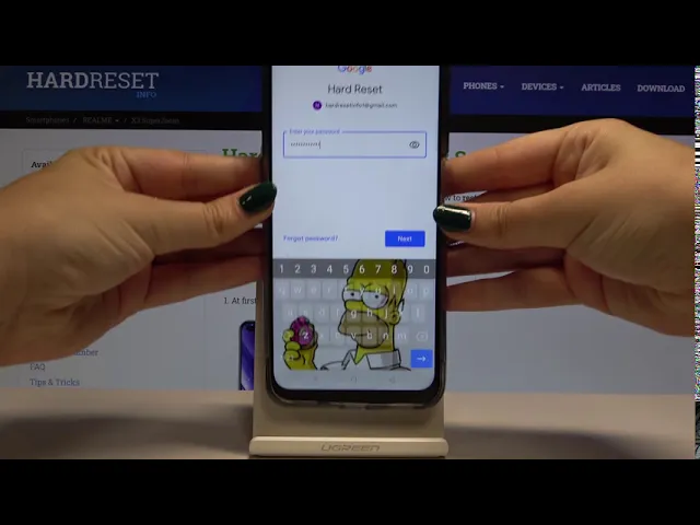 Video thumbnail for REALME X3 SuperZoom Google Account - Sing into Google
