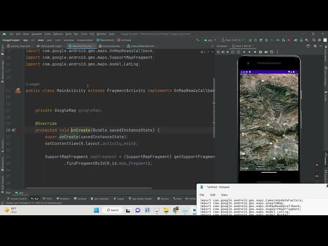 Video thumbnail for Android Java Project to Embed Google Maps & Add Markers Using Maps SDK