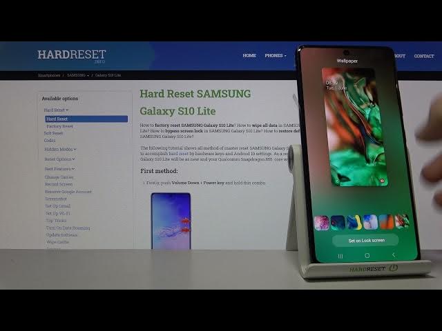 Video thumbnail for Samsung Galaxy S10 Lite - Default Wallpaper Presentation