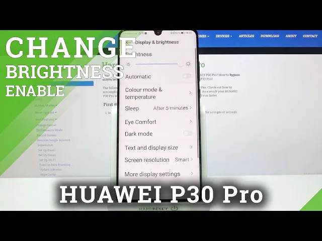 Video thumbnail for Enable Auto-Brightness – Turn Off Adaptive Brightness on HUAWEI P30 Pro