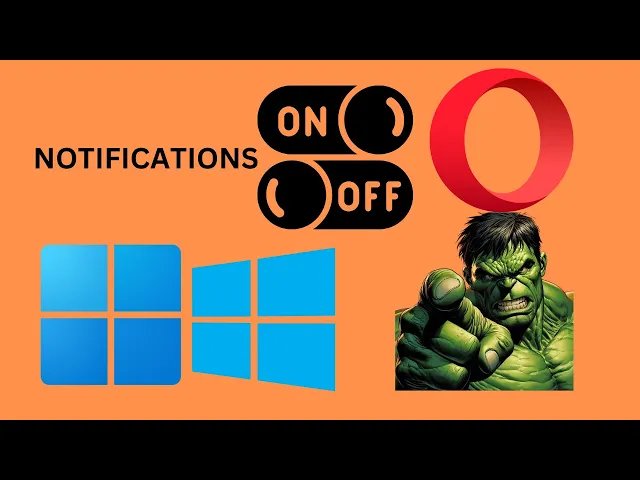 'Video thumbnail for How to Turn On or Off  Notifications in Opera on Windows 11 or 10 | GearUpWindows Tutorial'