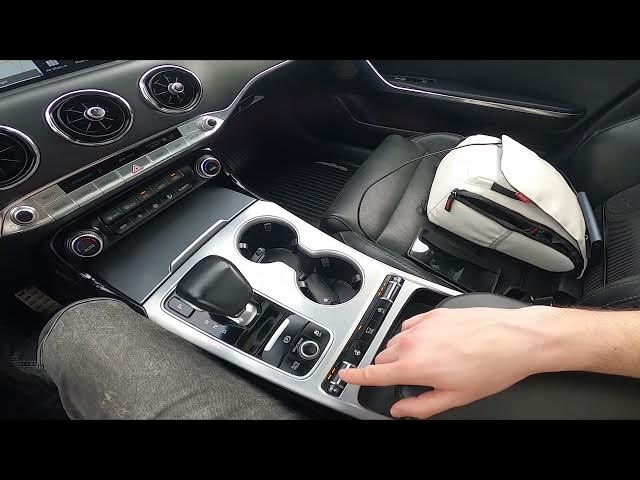 Video thumbnail for How to Enable or Disable Seat Heating in Kia Stinger ( 2017 – now ) | Use Seat Heating