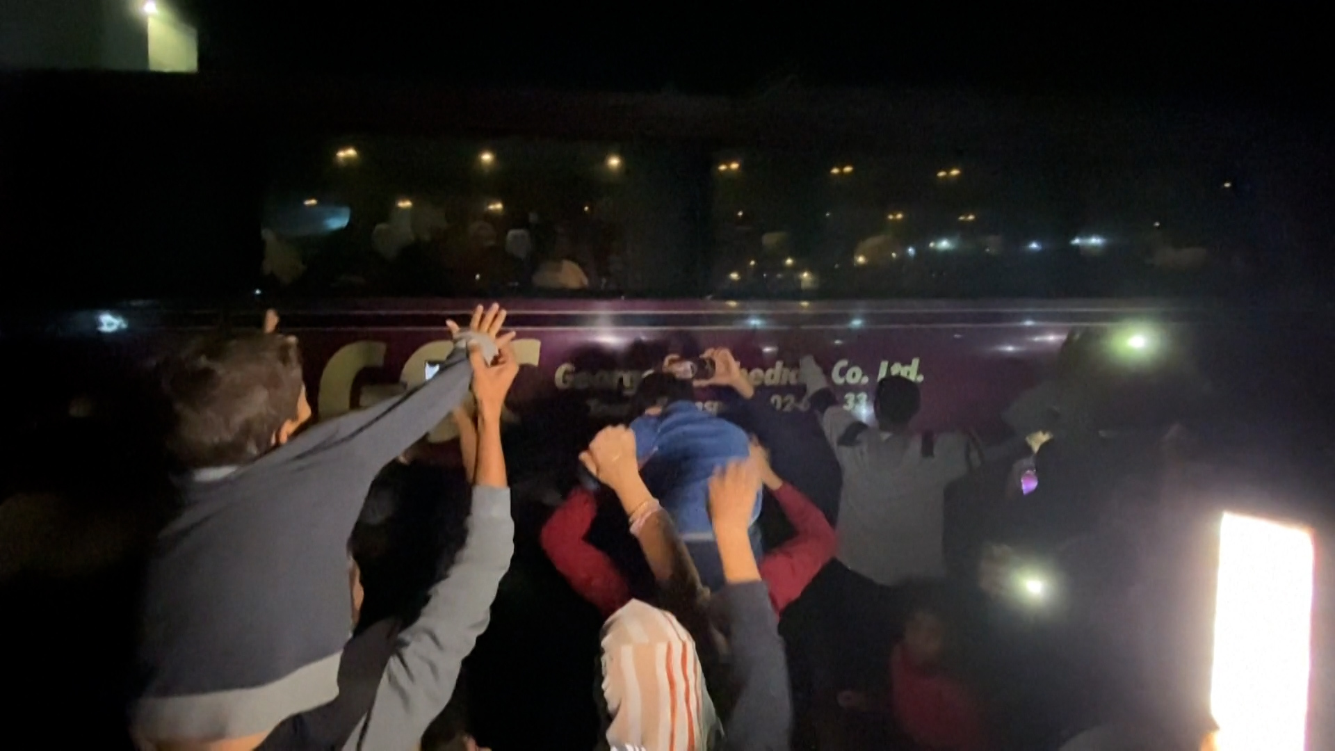 Video thumbnail for Emotional reunions as Palestinian patients return to Gaza after two years