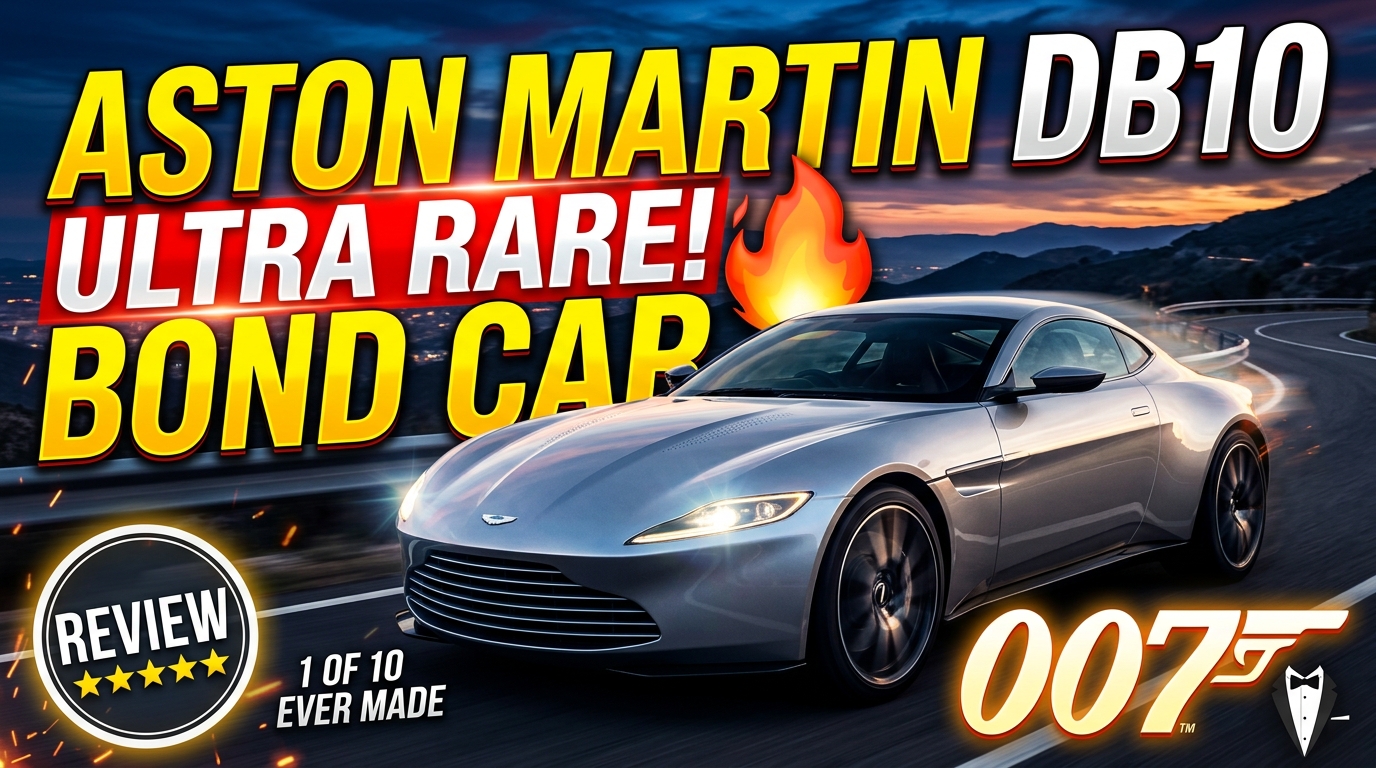 Video thumbnail for Aston Martin DB10 Review 🔥 Ultra Rare Bond Car