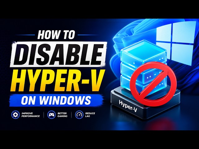 Video thumbnail for How to Disable Hyper-V on Windows 11