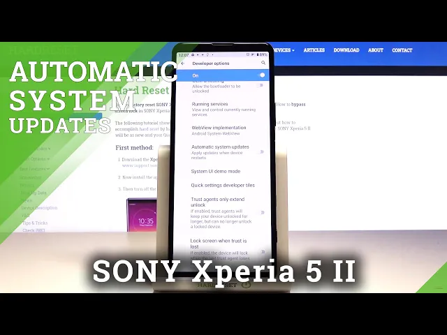 Video thumbnail for How to Enable Auto System Update in SONY Xperia 5 II – Update System Version
