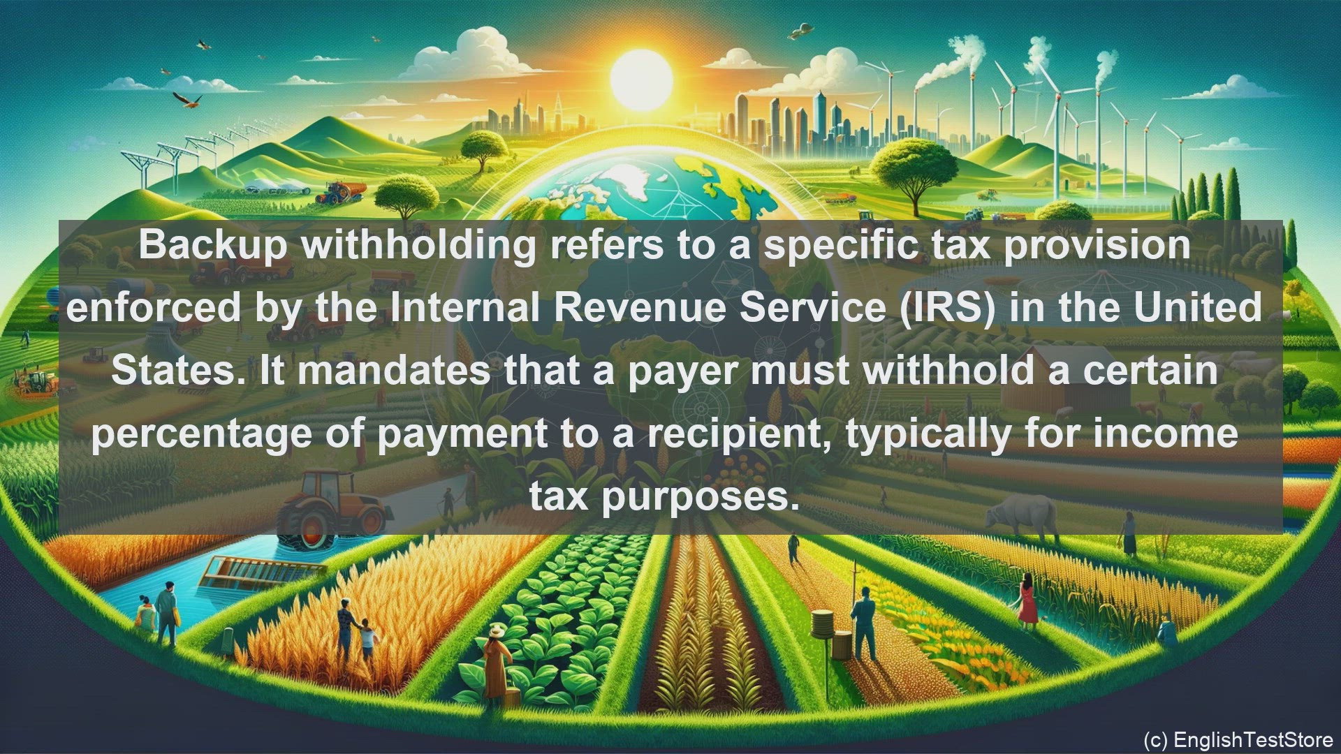 'Video thumbnail for Backup withholding in economics and finance'