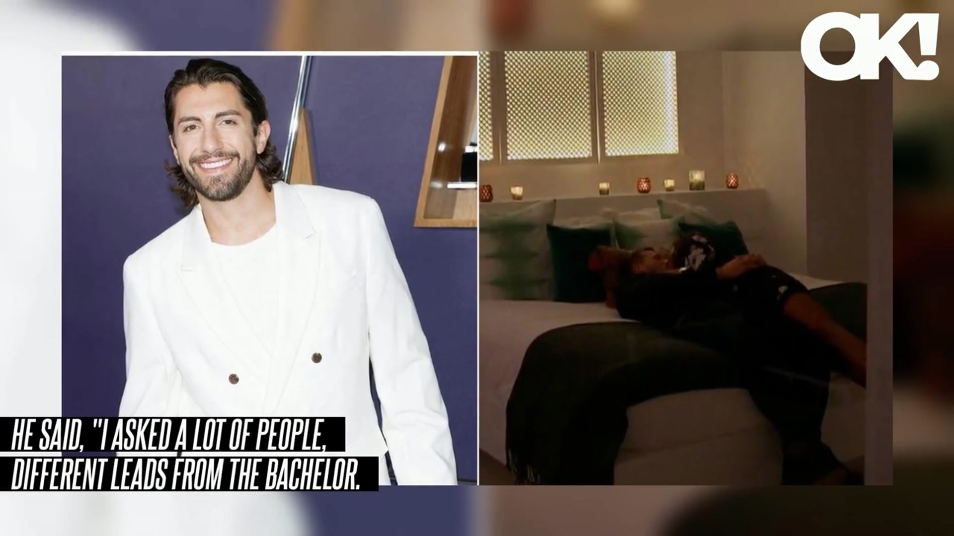 'Video thumbnail for Jason Tartick Reveals the One Thing 'Bachelor' Contestants Don't Talk About in the Fantasy Suites'