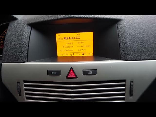 Video thumbnail for How to Change Radio Source in Opel Astra H GTC (2004 - 2014) - Enable AUX or CD Drive