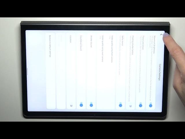 Video thumbnail for How to Increase/Decrease the Camera Video Resolution on a LENOVO Yoga Tab 11 - Video Quality