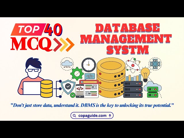 Video thumbnail for 💡Top 40 DBMS MCQ Questions with Answer ✍🏻 and Explanations 🎯#dbms #mcqsseries