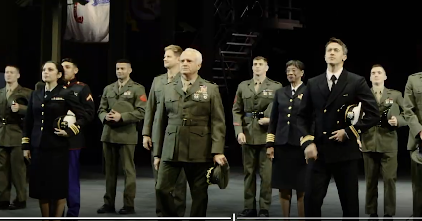 Video thumbnail for A 'Few Good Men' returns to Broadway as Aaron Sorkin revives courtroom classic