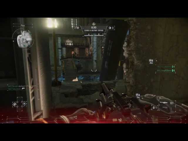 Video thumbnail for Killzone: Shadowfall - Extended Warzone The Divide Map Search & Destroy, Turret Twin Kill, Won Match