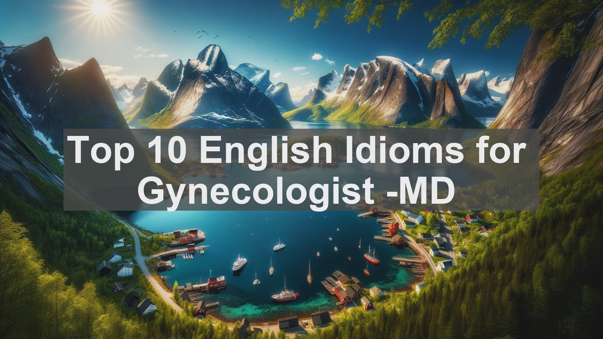 'Video thumbnail for Top 10 English Idioms for Gynecologist MD'