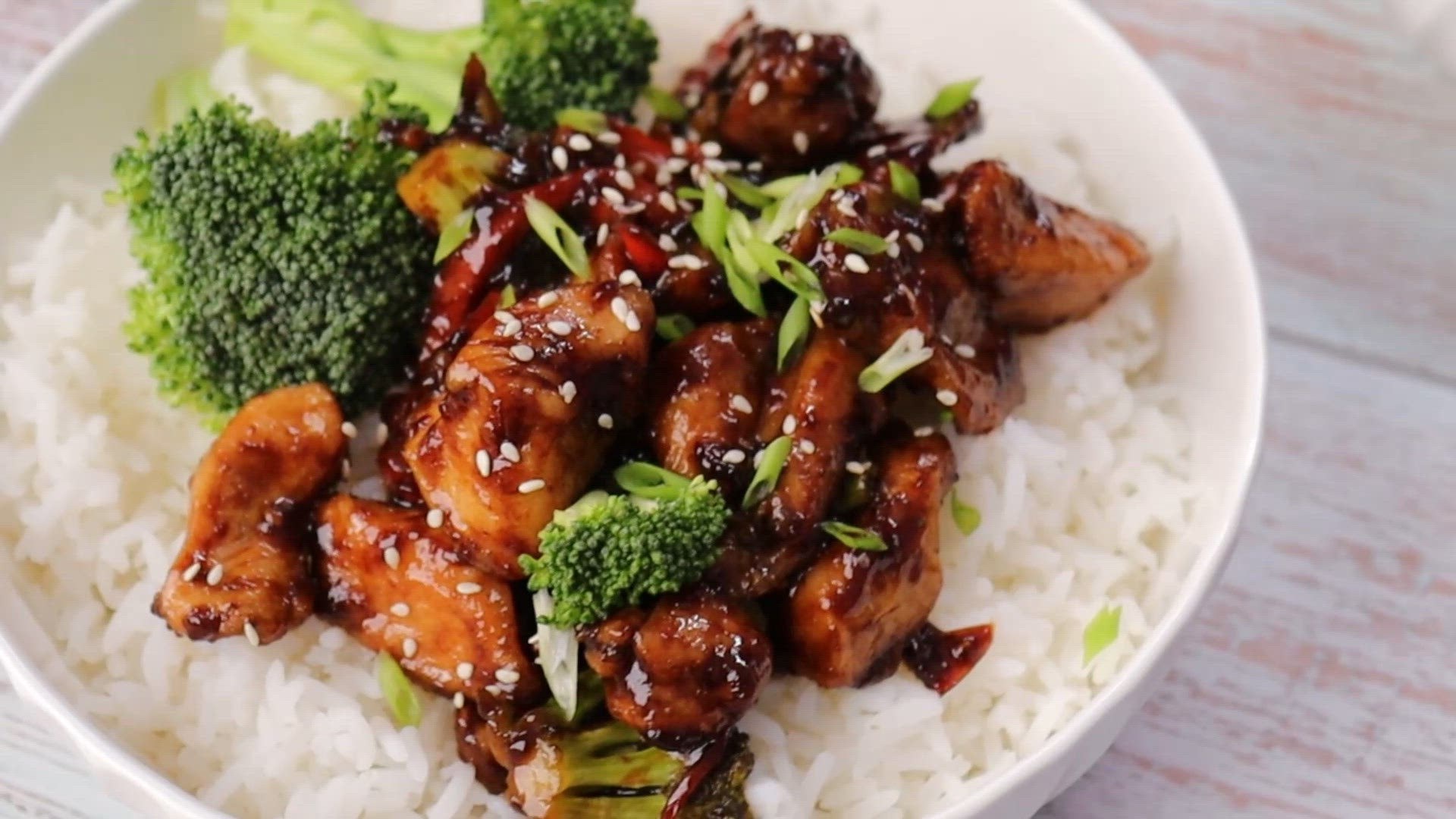 Video thumbnail for Teriyaki Chicken and Broccoli