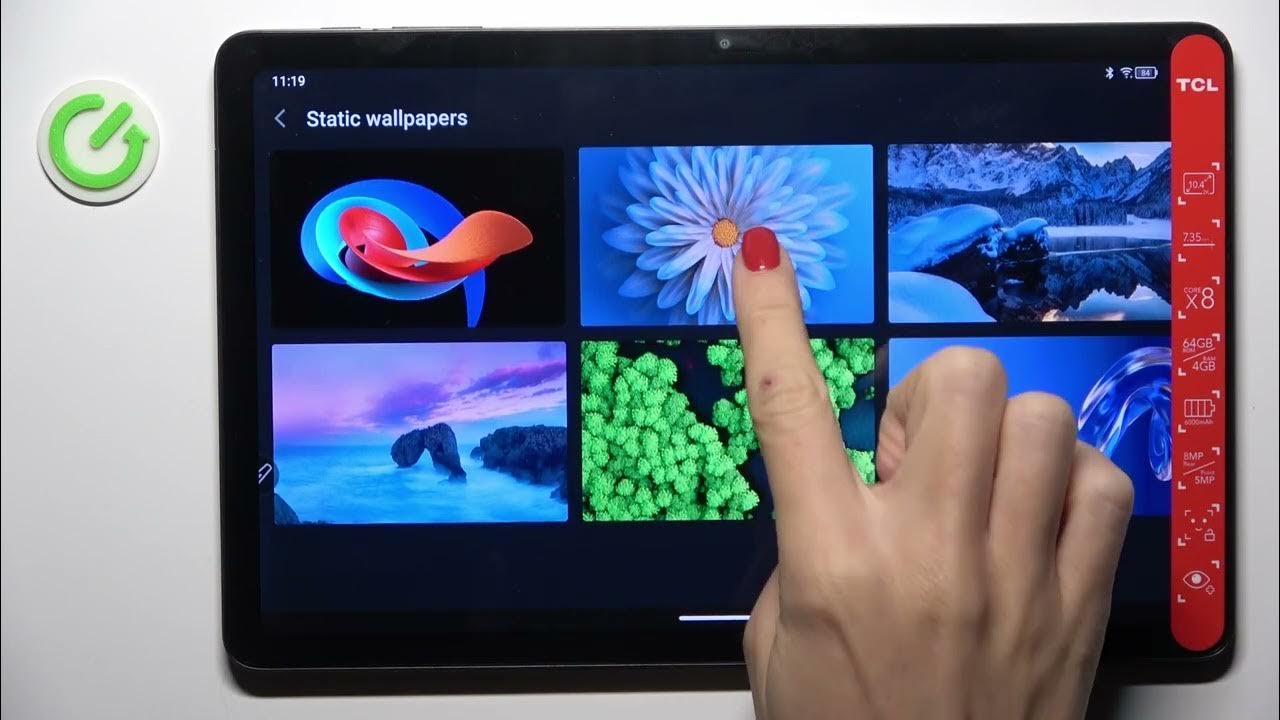 Video thumbnail for How To Change Wallpaper In TCL Tab 10L Gen2