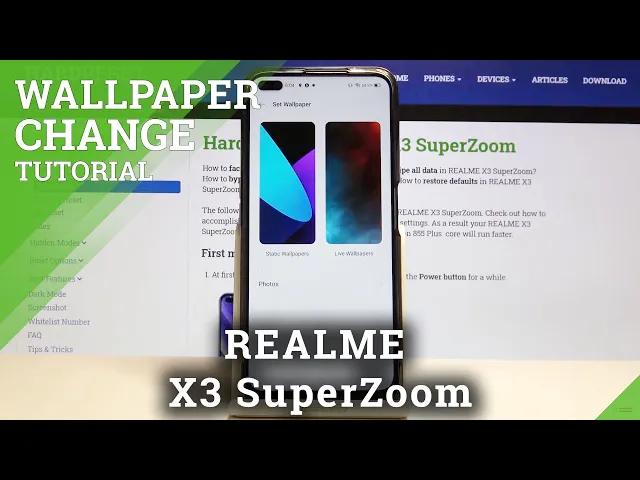 Video thumbnail for REALME X3 SuperZoom Wallpaper – Display Look