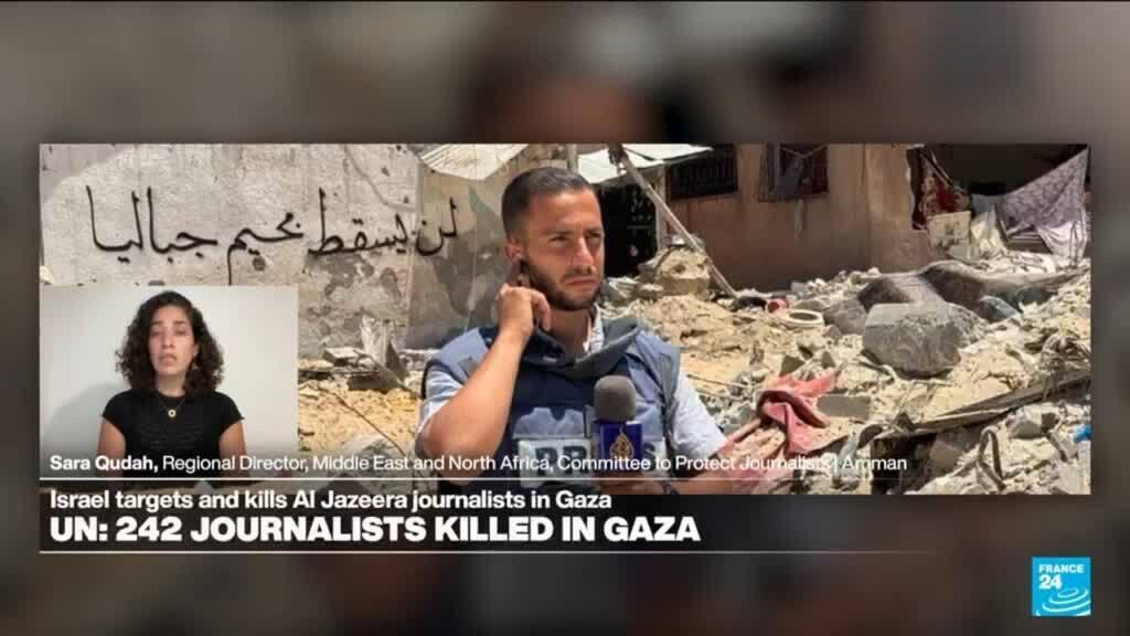 'Video thumbnail for Killing of Al Jazeera journalists is '100% a war crime', CPJ Regional Director says'