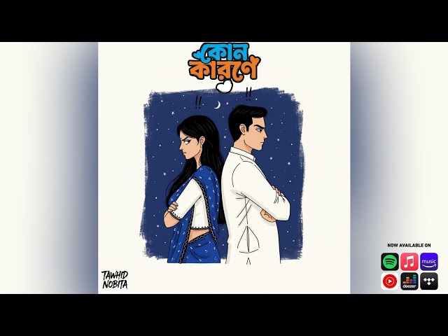 Video thumbnail for Kon Karone (Official Lyrics Video) - TawHid_NoBiTa