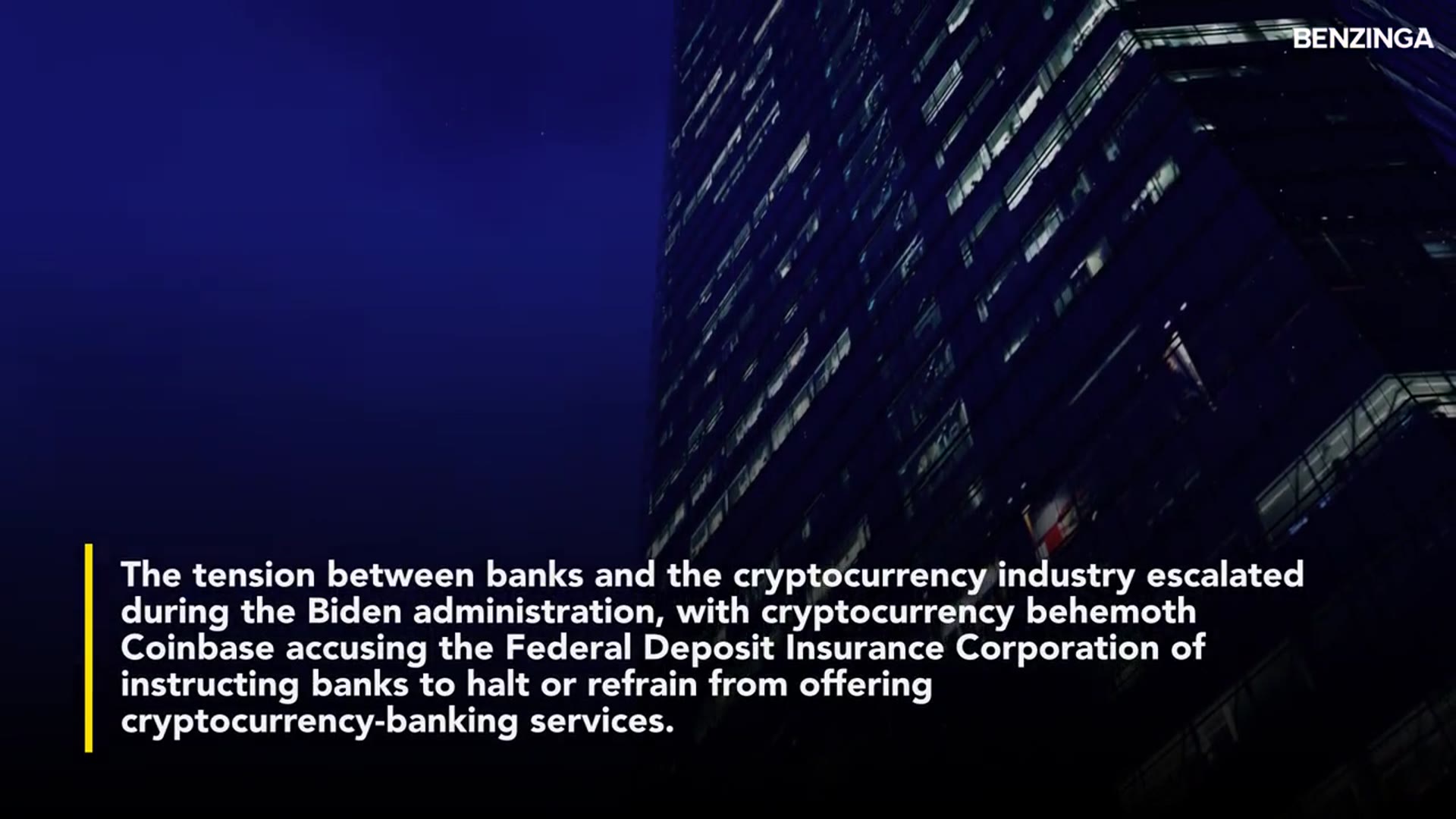 'Video thumbnail for Trump Prepares To Impose Penalty On Banks Found To Discriminate Against Conservatives, Crypto Firms'