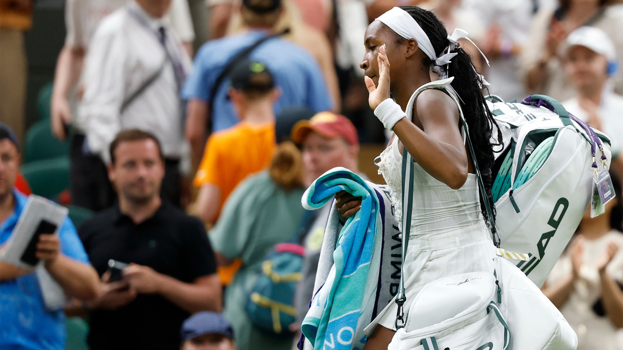 Video thumbnail for Coco Gauff Falters in First Round at Wimbledon