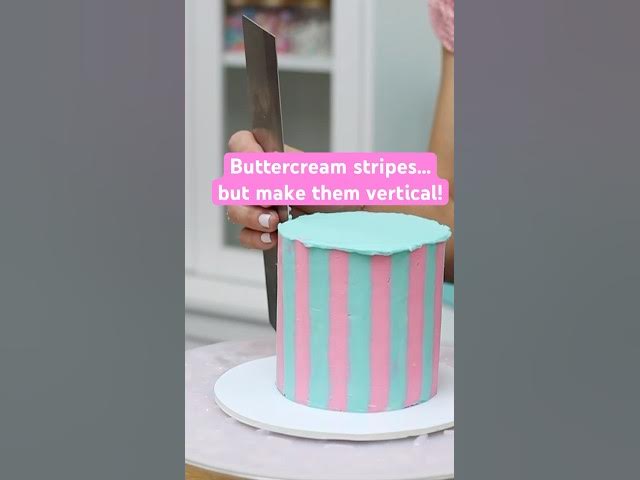 Video thumbnail for Which would you choose: vertical stripes, horizontal, or wavy? #cake #cakedecorating #cakes