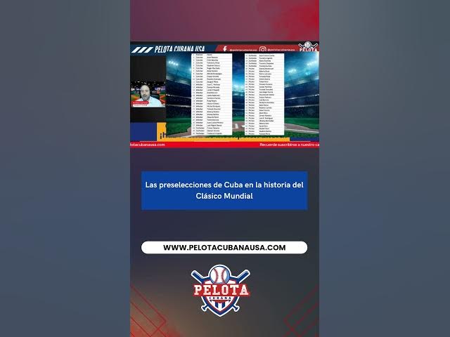 Video thumbnail for Las preselecciones de Cuba en la historia del Clásico Mundial