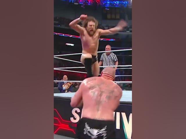 Video thumbnail for Daniel Bryan SHOCKS Brock Lesnar 😱 | Survivor Series 2018 #WWE #Shorts