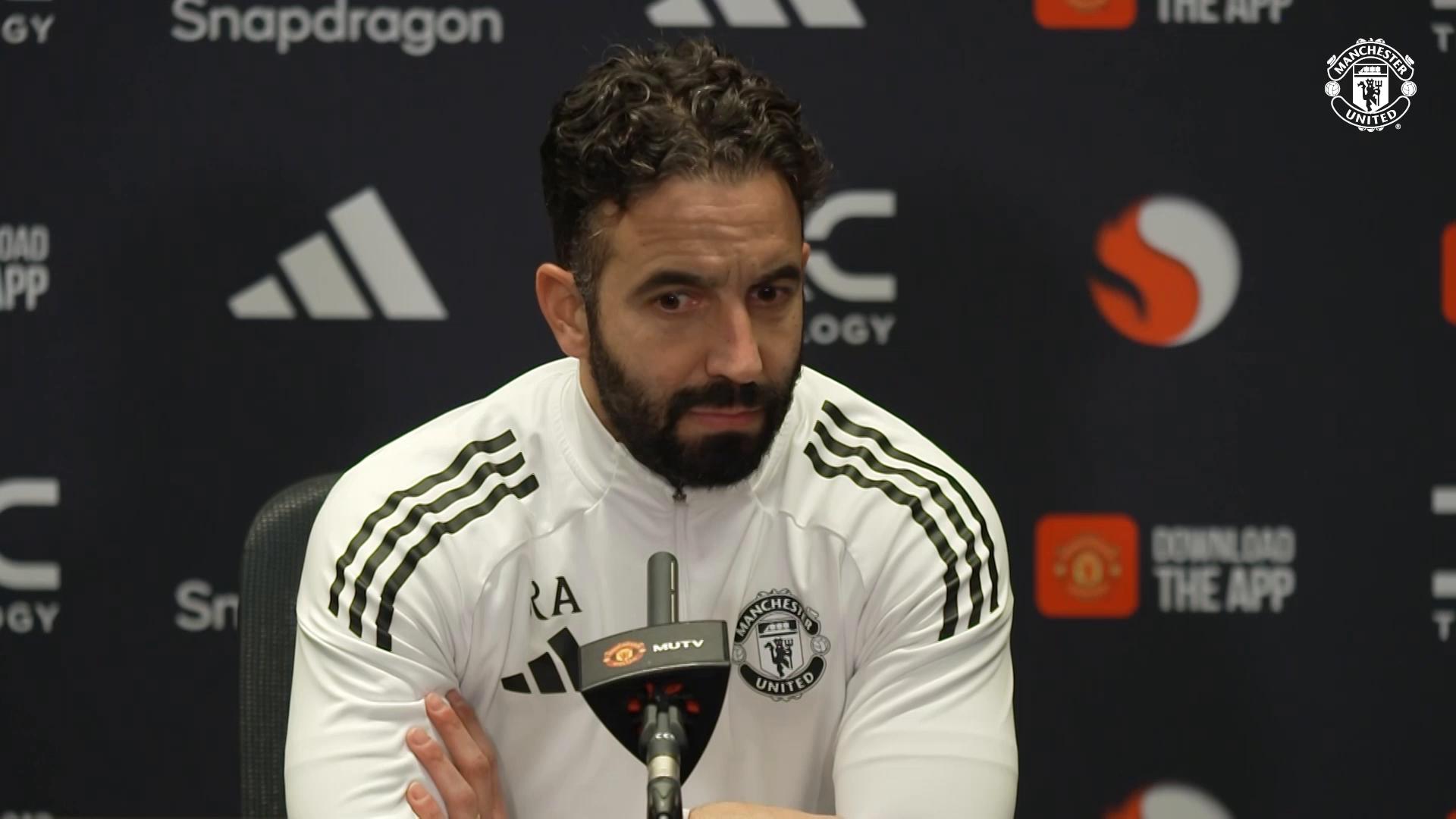 Video thumbnail for 'I protect myself' - Amorim on abuse faced after United results