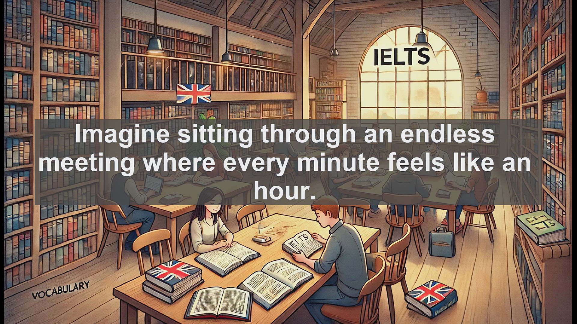 'Video thumbnail for 2000 Must Know IELTS 9.0 Vocabulary - Understanding Tedium: The Feeling of Extreme Boredom'