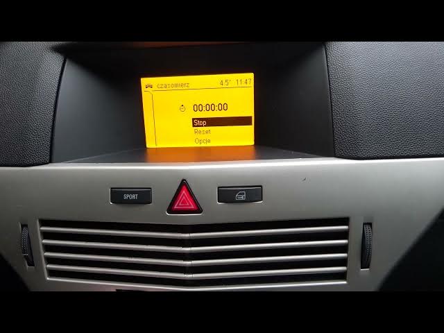 Video thumbnail for How to Enable or Disable Trip Timer in Opel Astra H GTC (2004 - 2014) - Turn On and Off Trip Timer