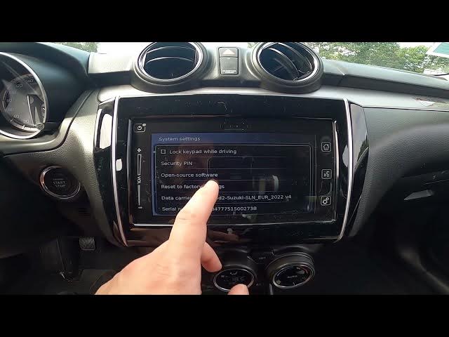 Video thumbnail for How to Reset System Preferences to Factory Defaults in Suzuki Swift VI (2017 – now)