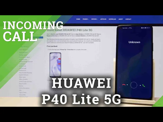 Video thumbnail for Incoming Call Screen & Options on Huawei P40 Lite 5G