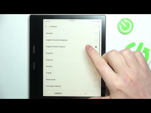 Video thumbnail for How to Change Language on AMAZON Kindle Oasis