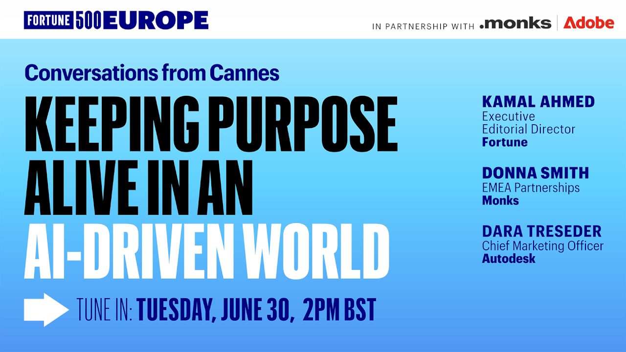 Video thumbnail for Fortune 500 Europe: Conversations from Cannes