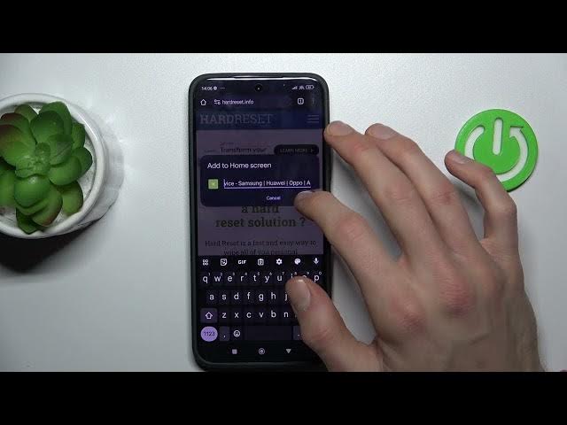 Video thumbnail for How to Add Website Shortcut Icon To Home Screen on XIAOMI 14