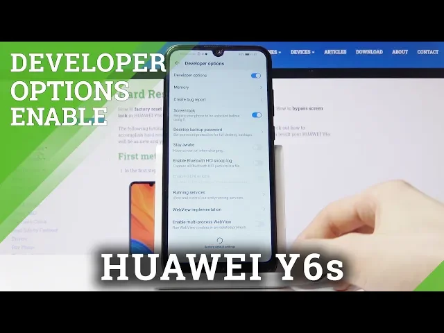 Video thumbnail for How to Activate Developer Options in HUAWEI Y6s – Developer Mode