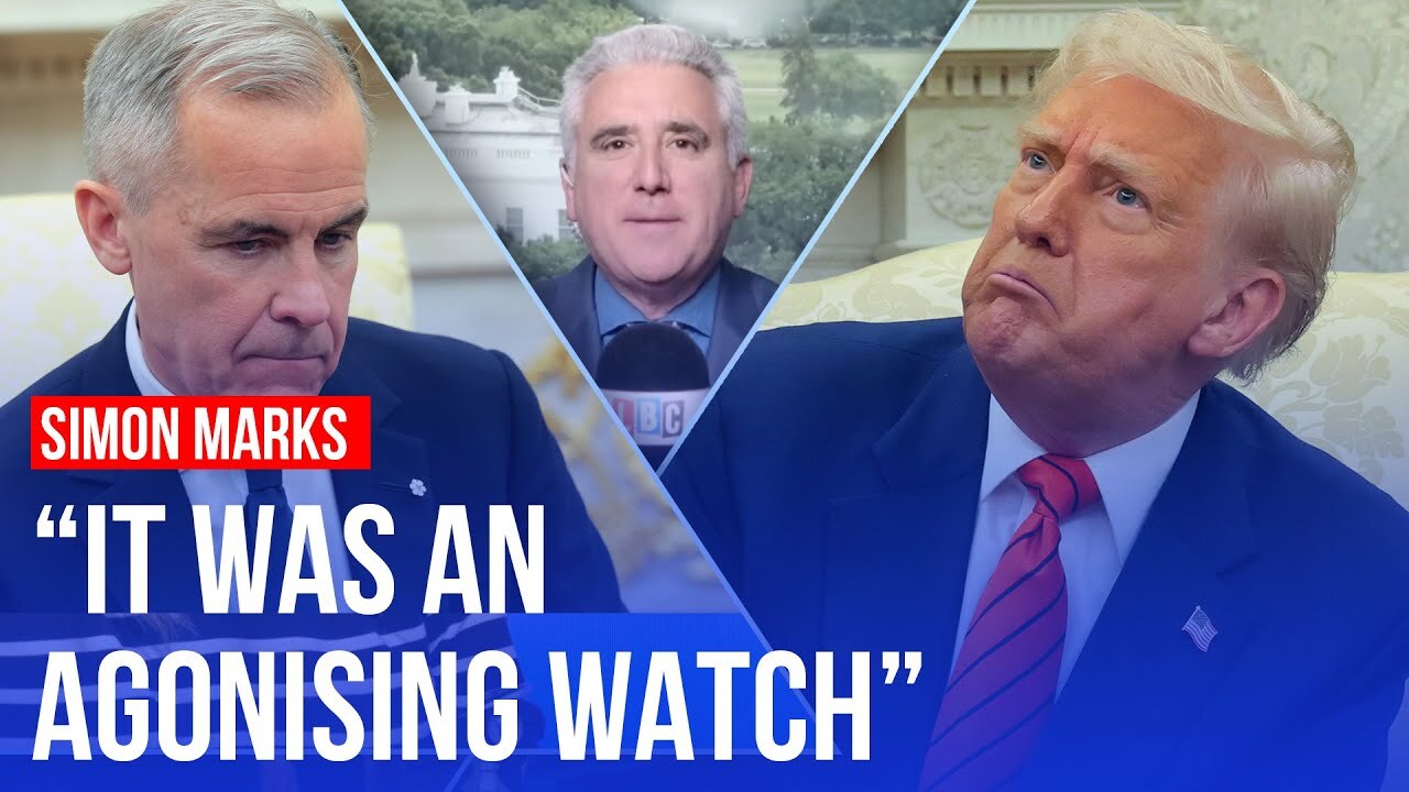 Video thumbnail for Mark Carney undergoes 'reality TV hazing' at Trump meeting | LBC