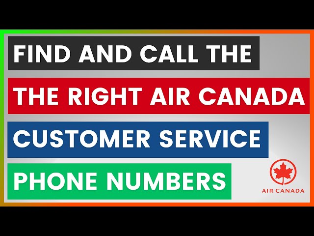 Video thumbnail for How To Find And Call The Right Air Canada Customer Service Phone Numbers? [in 2025]
