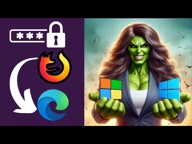 'Video thumbnail for How to Import Passwords from Firefox to Microsoft Edge on Windows 11 or 10 | GearUpWindows Tutorial'