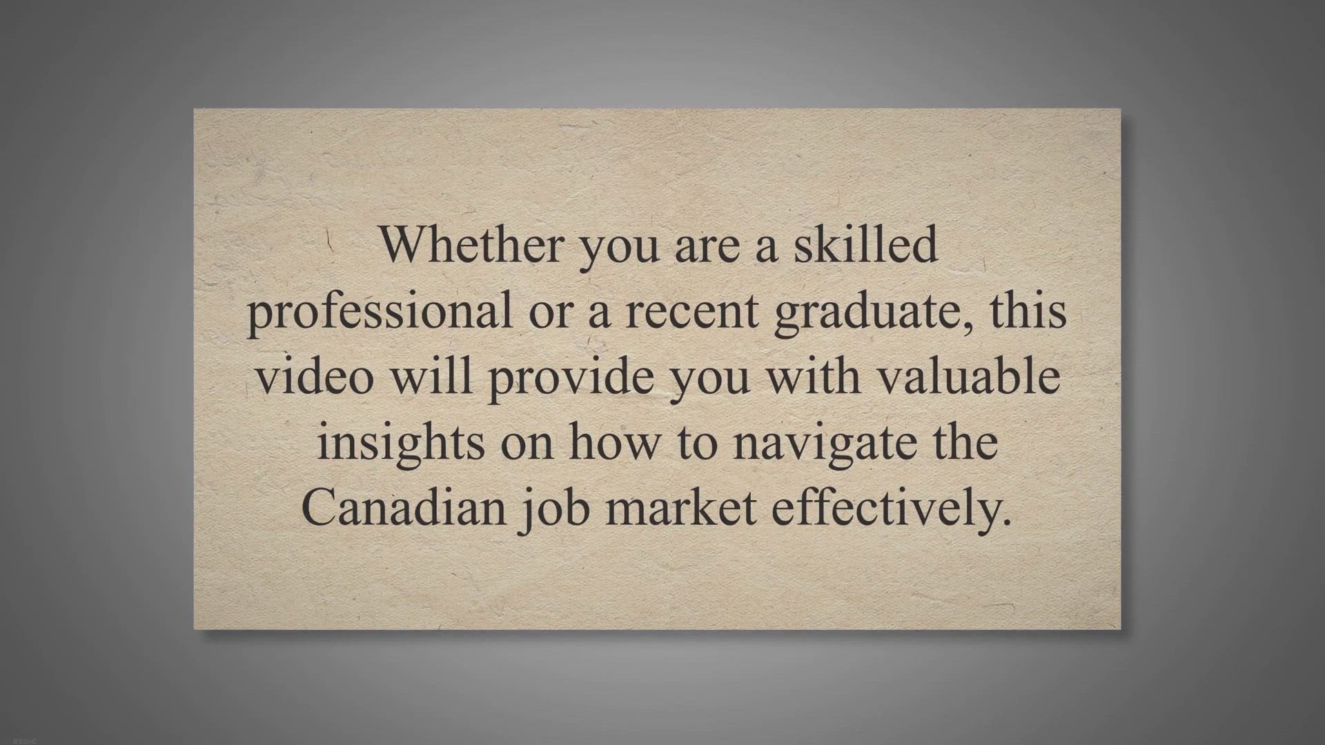 Video thumbnail for Unlocking the Canadian Dream: Navigating Job Opportunities and Challenges for Foreigners