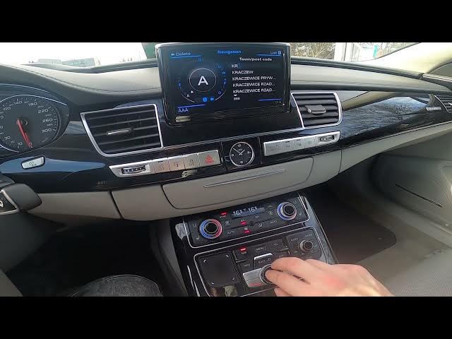 Video thumbnail for How to Set Destination in Map in AUDI A8 D4 ( 2010 – 2017 ) - Start Route in Navigation