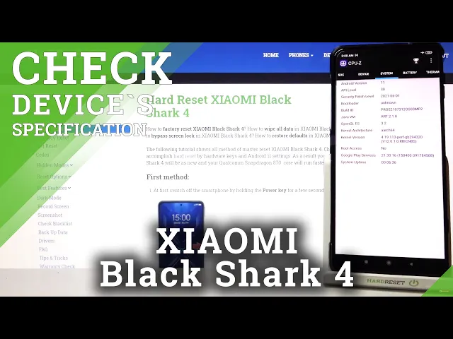 Video thumbnail for Xiaomi Black Shark 4 - Full Device Specification by CPU-Z