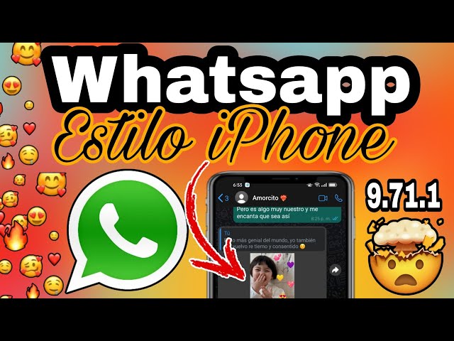 Video thumbnail for Nuevo Whatsapp ESTILO IPHONE 🌈 (V9.71.1) sin perder CHATS y efecto BLUR ⚡