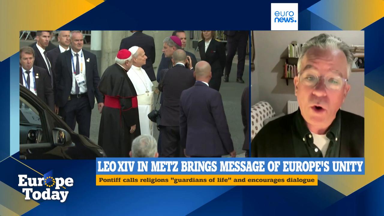 Video thumbnail for Pope's visit to France is 'beginning of a new mission to Europe', expert says