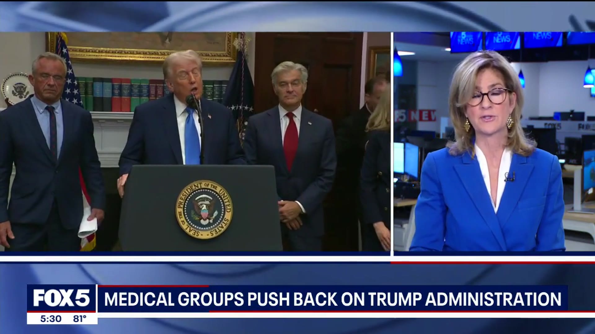 'Video thumbnail for Medical groups push back on Trump administration'