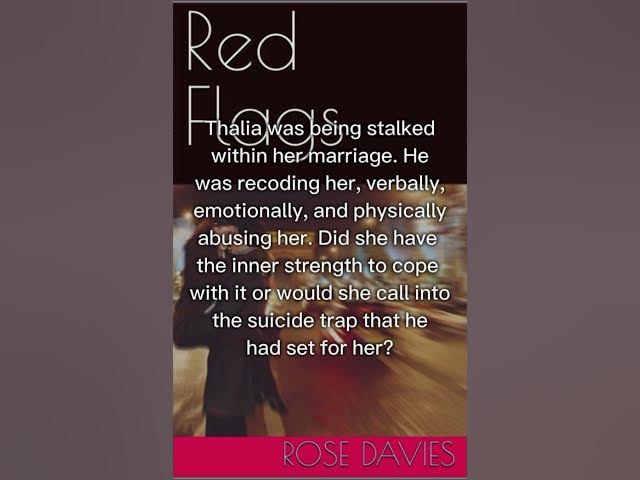 Video thumbnail for Red Flags - a new book  on domestic abuse  https://amzn.eu/d/0PQk9zK